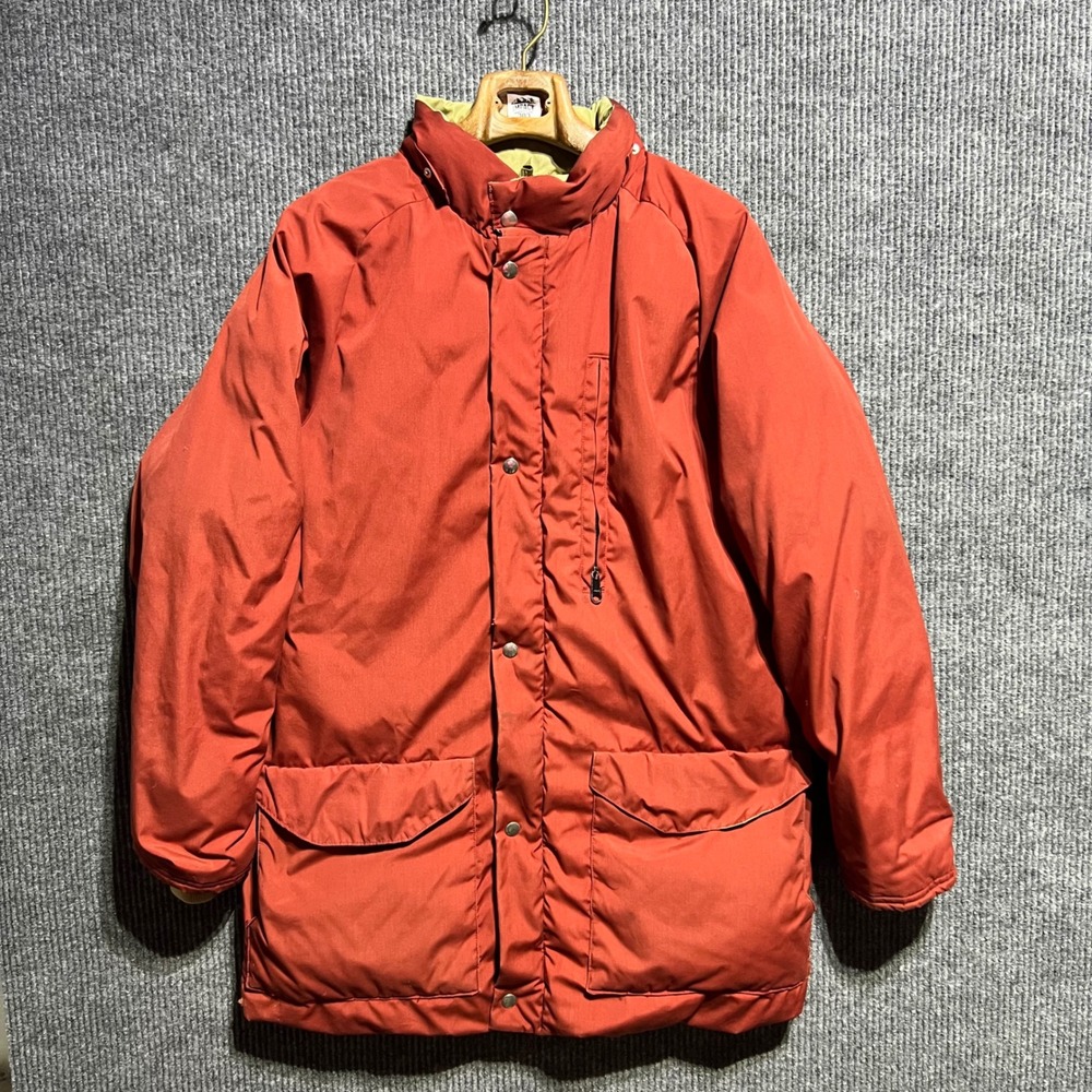 Vintage Holubar Down Parka Jacket Mens Large Red Boulder Colorado Gorpcore Coat